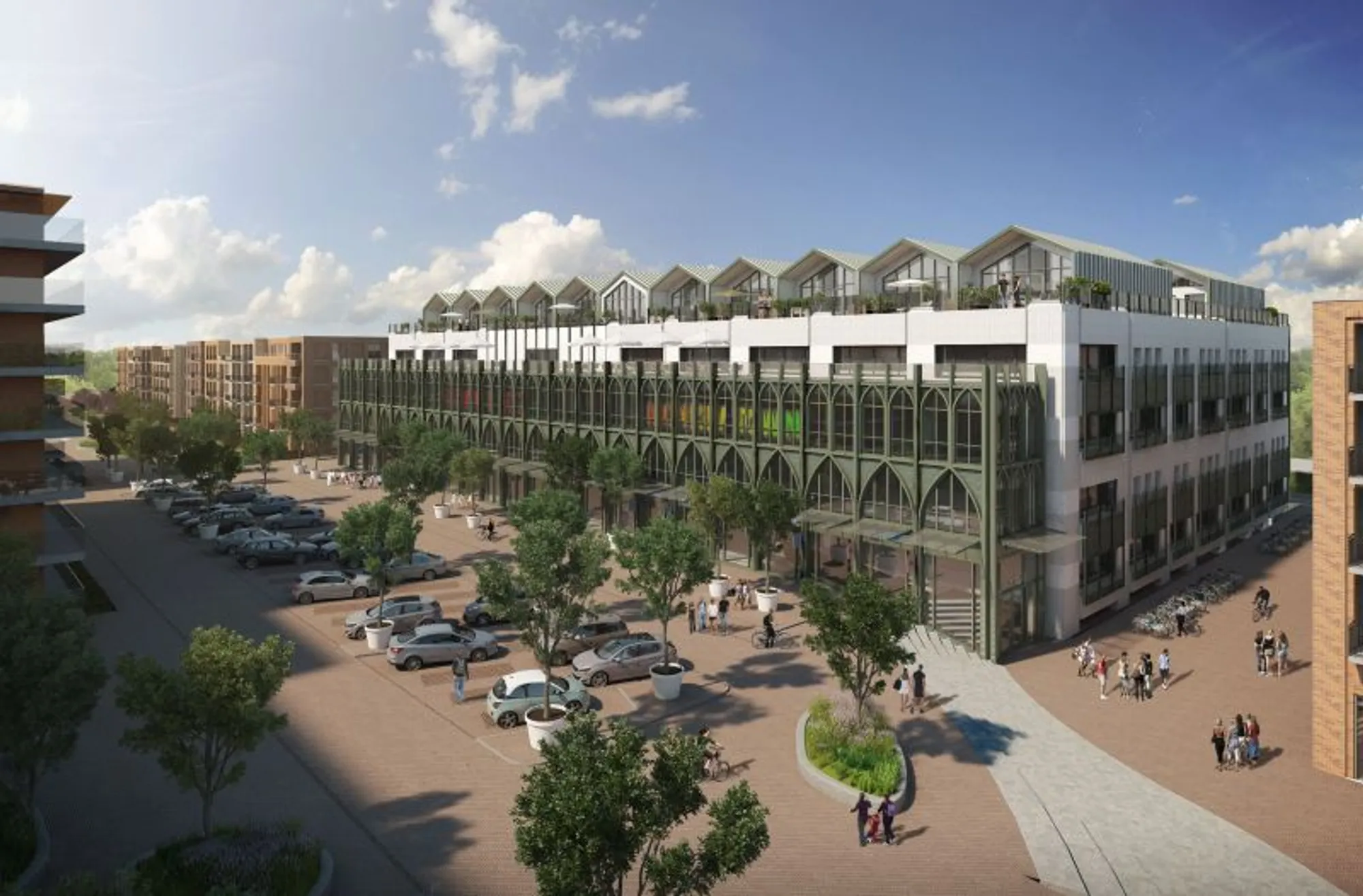 Optopping 21 appartementen nieuwbouw
