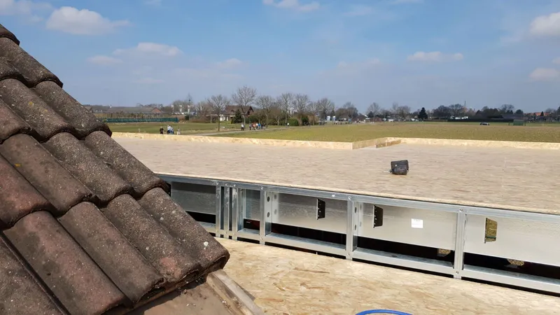 staalframe aanbouw