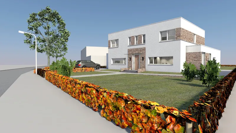 3D voorzijde oost