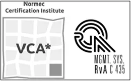 Normec VCA-certificering logo